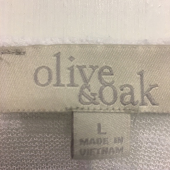 olive AND OAK scoop neck drop shoulder top - Picture 6 of 7